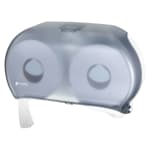 San Jamar Classic Twin 9" Jumbo Bath Tissue Dispenser, Arctic Blue